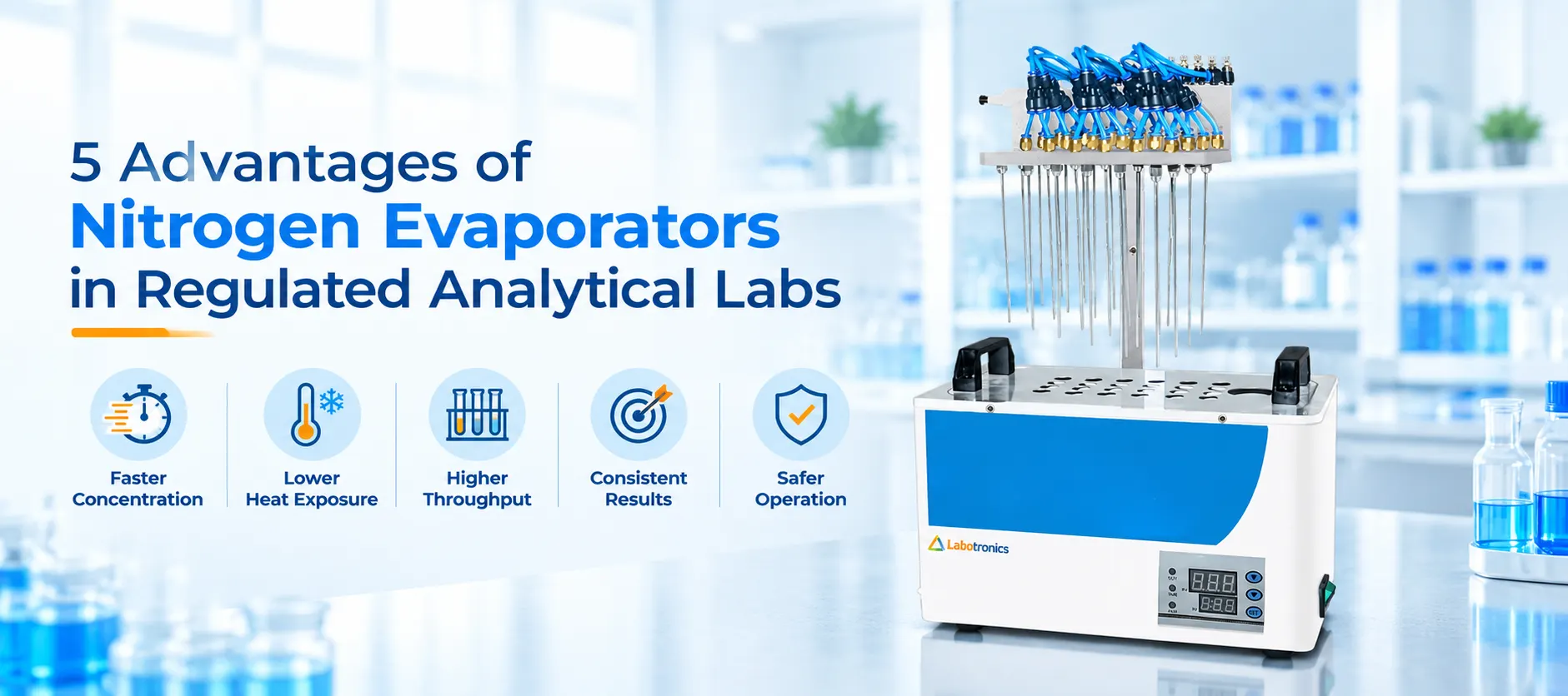 5 Advantages Of Nitrogen Evaporators In Regulated Analytical Labs