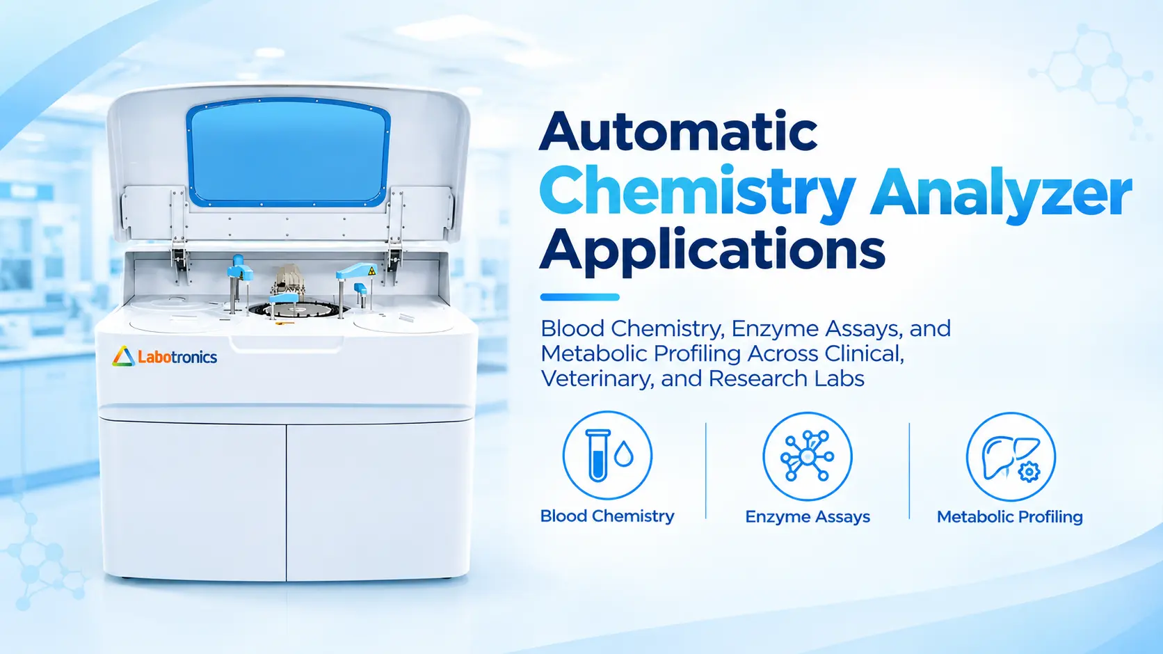 Automatic Biochemistry Analyzer Applications: Blood Chemistry, Enzyme Assays, And Metabolic