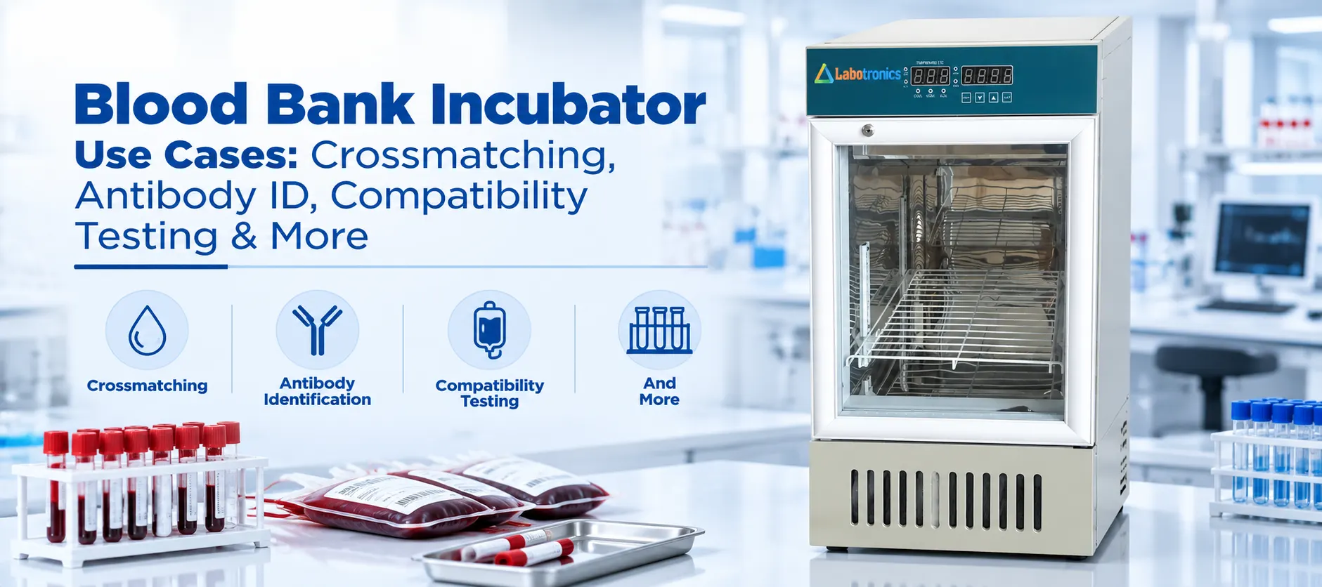 Blood Bank Incubator Use Cases: Crossmatching, Antibody ID, Compatibility Testing & More