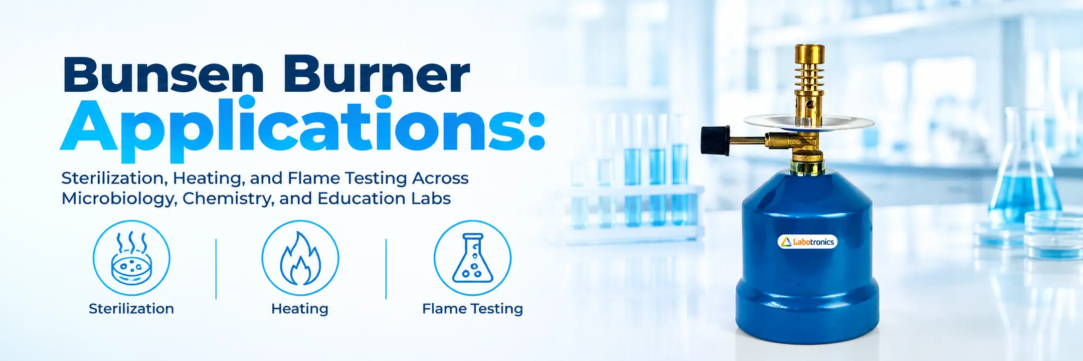 Bunsen Burner Applications: Sterilization, Heating, And Flame Testing Across Microbiology, Chemistry