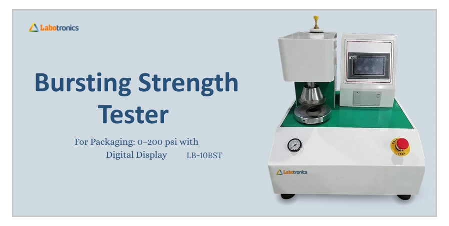 Bursting Strength Tester For Packaging: 0–200 Psi With Digital Display