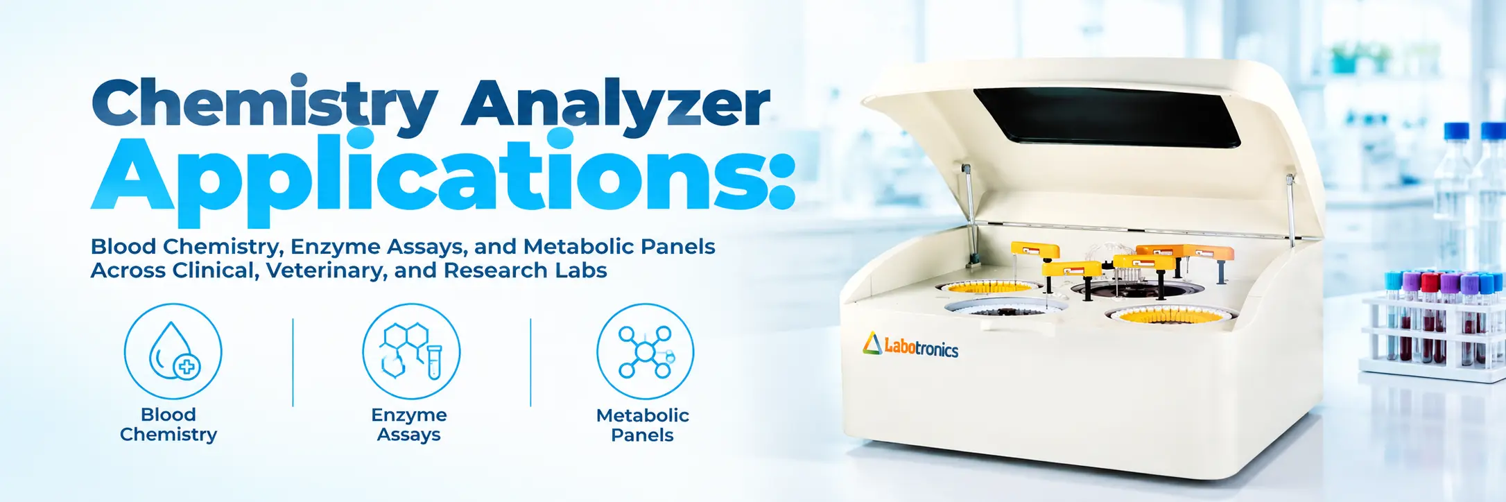 Chemistry Analyzer Applications Blood Chemistry Enzyme Assays And Metabolic Panels Across Clinical