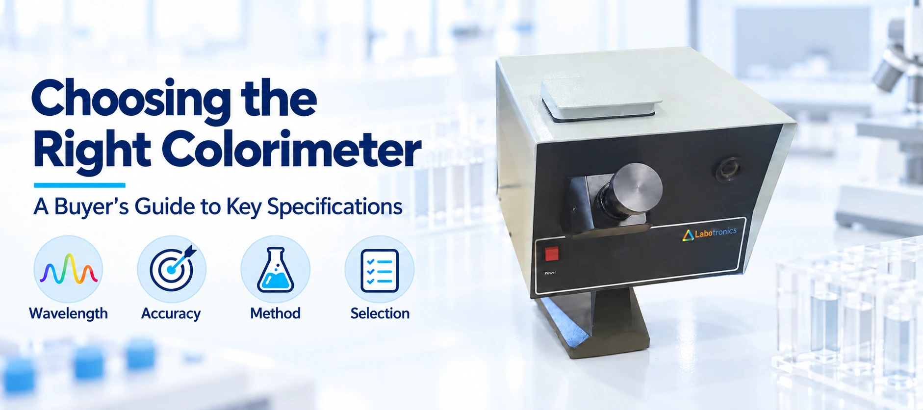 Choosing The Right Colorimeter: Wavelength, Accuracy & Measurement Method