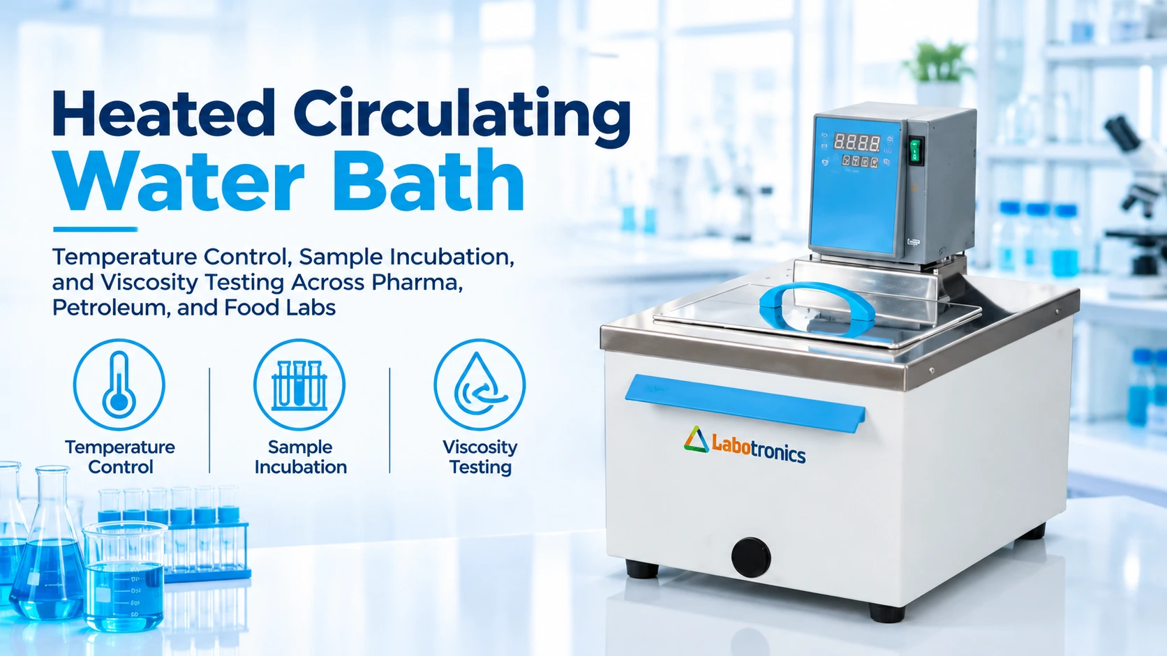 Heated Circulating Water Bath Applications: Temperature Control, Sample Incubation, And Viscosity