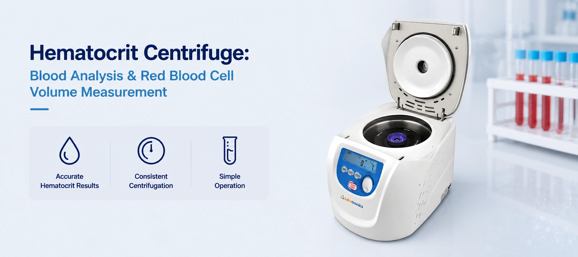 Hematocrit Centrifuge: Blood Analysis & Red Blood Cell Volume Measurement