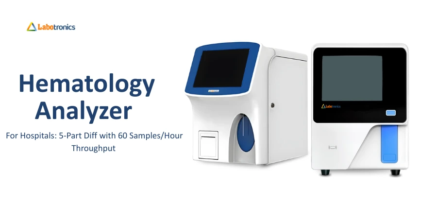 Hematology Analyzer For Hospitals: 5-Part Diff With 60 Samples/Hour Throughput