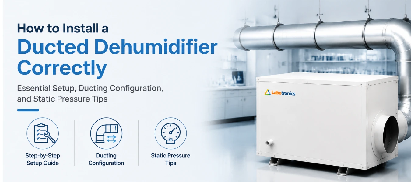 Ducted Dehumidifier Installation - Setup, Ducting Configuration & Static Pressure Tips