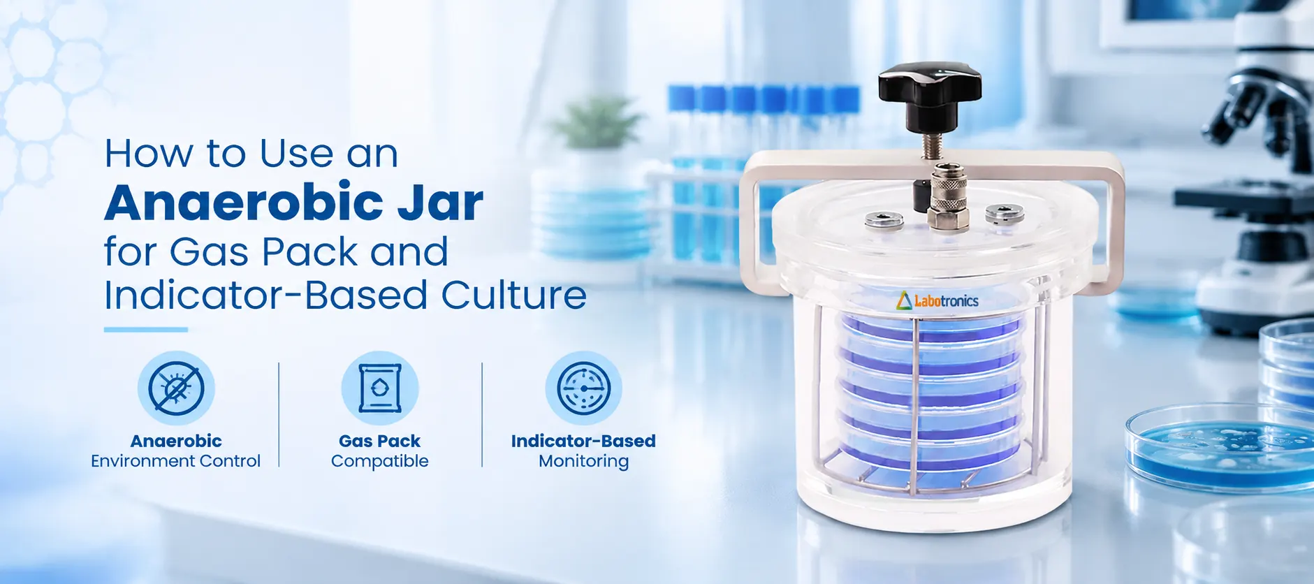 How To Use An Anaerobic Jar For Gas Pack And Indicator-Based Culture