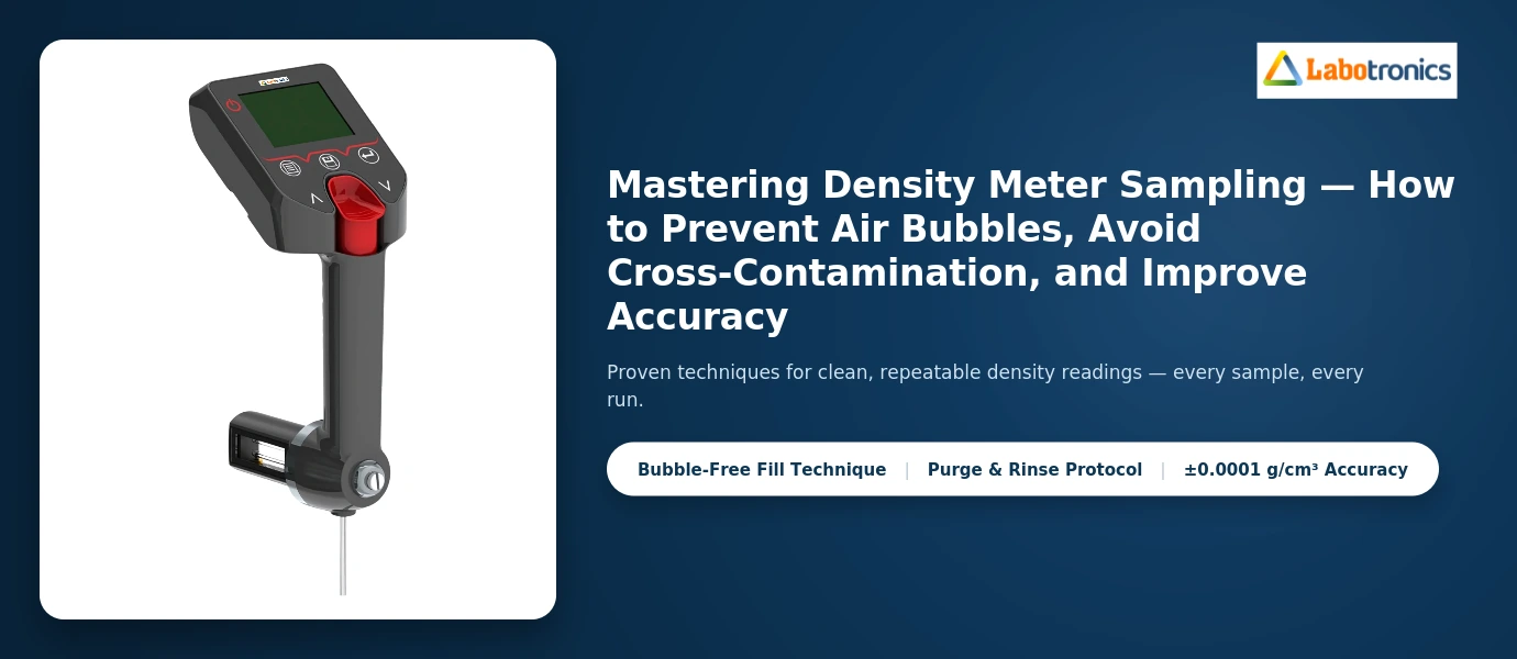 Density Meter Sampling Tips - Preventing Air Bubbles And Cross-Contamination