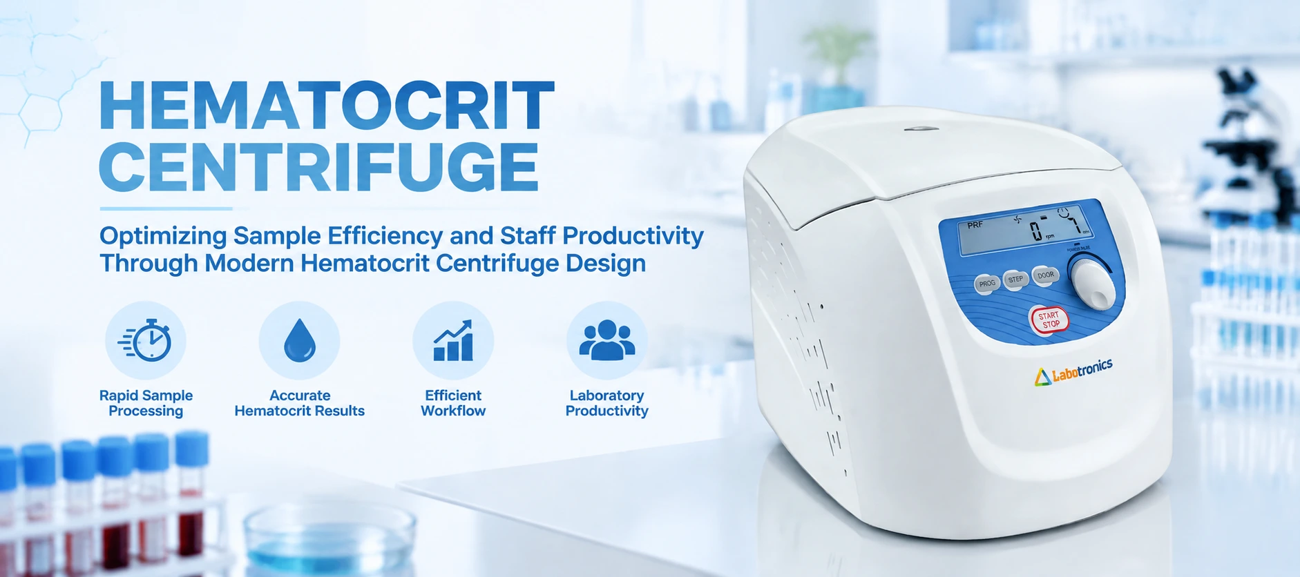 Optimizing Sample Efficiency And Staff Productivity Through Modern Hematocrit Centrifuge Design