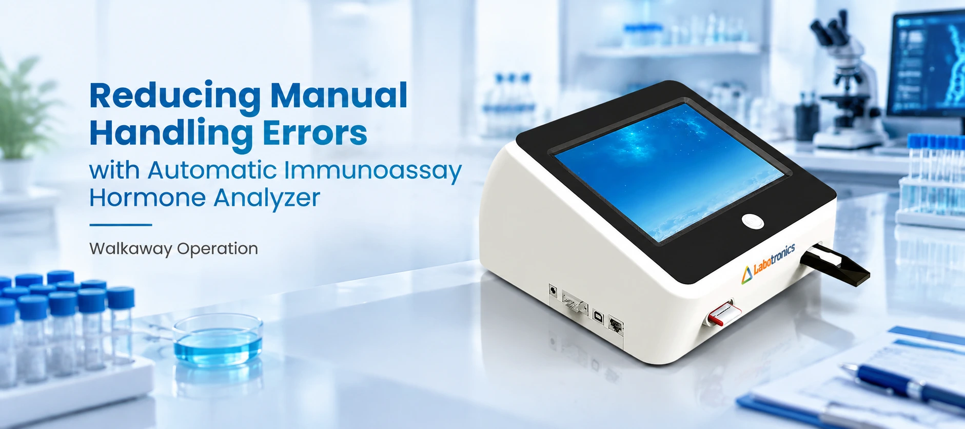 Reducing Manual Handling Errors And Turnaround Time With The Automatic Immunoassay Hormone Analyzer