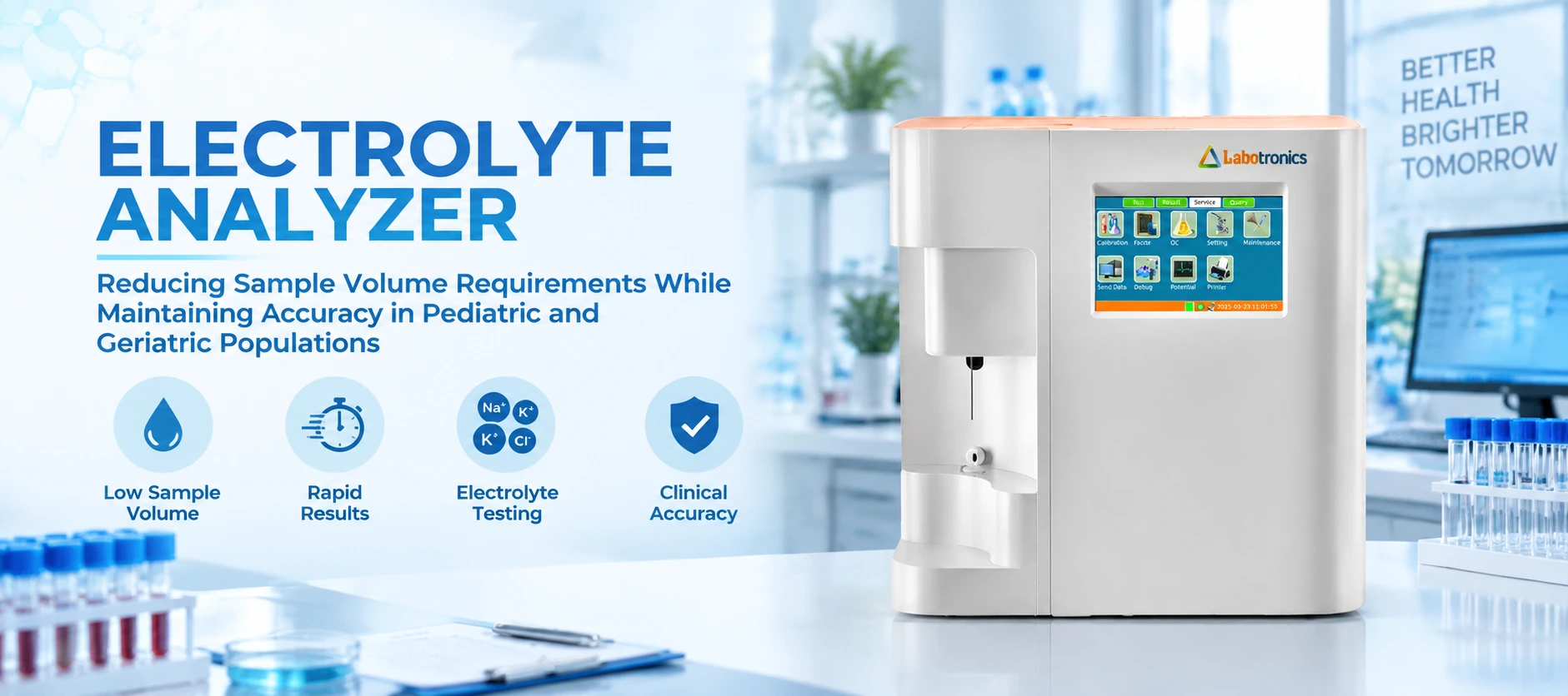 Reducing Sample Volume Requirements While Maintaining Accuracy With The Electrolyte Analyzer