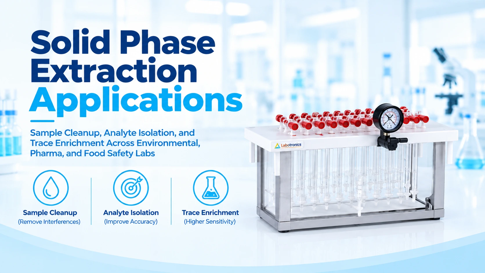 Solid Phase Extraction Applications: Sample Cleanup, Analyte Isolation, And Trace Enrichment Across