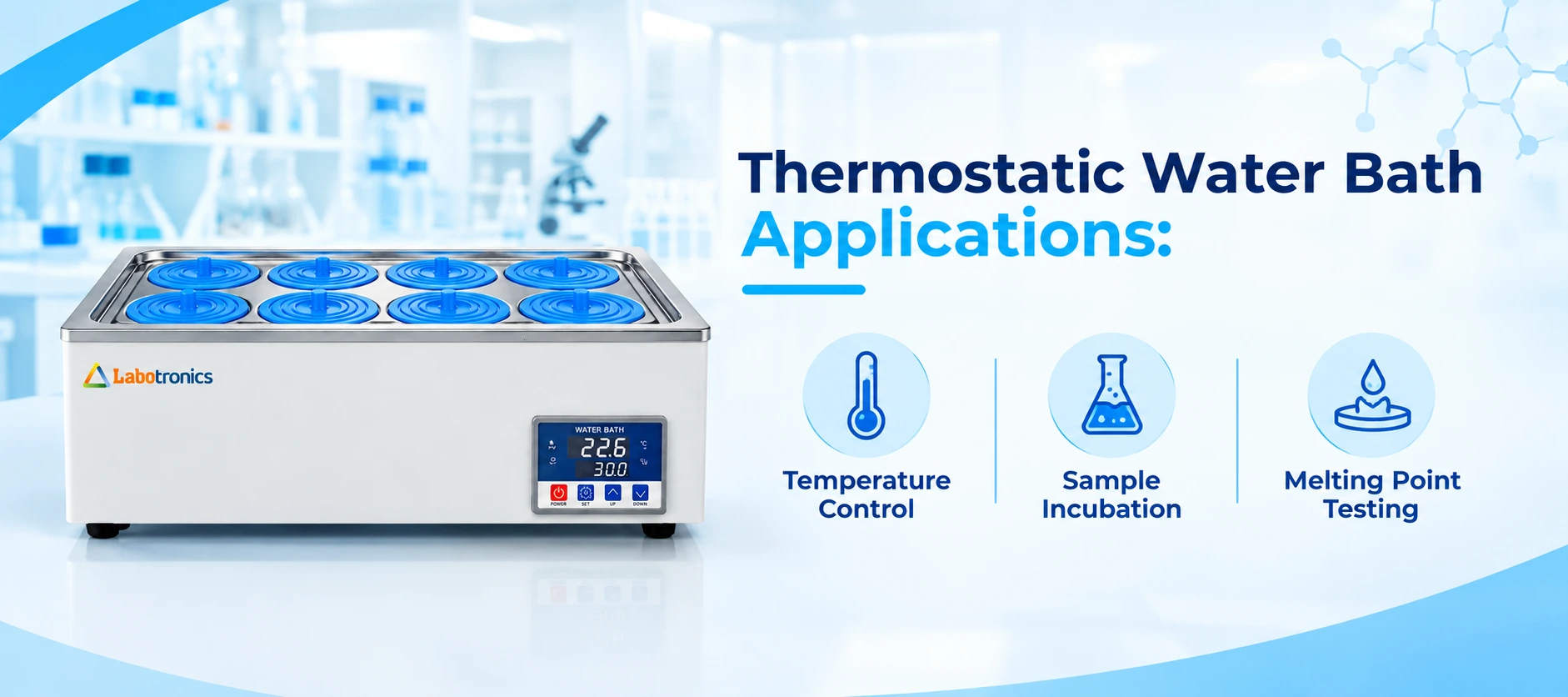 Thermostatic Water Bath Applications: Temperature Control, Sample Incubation, And Melting Point Test