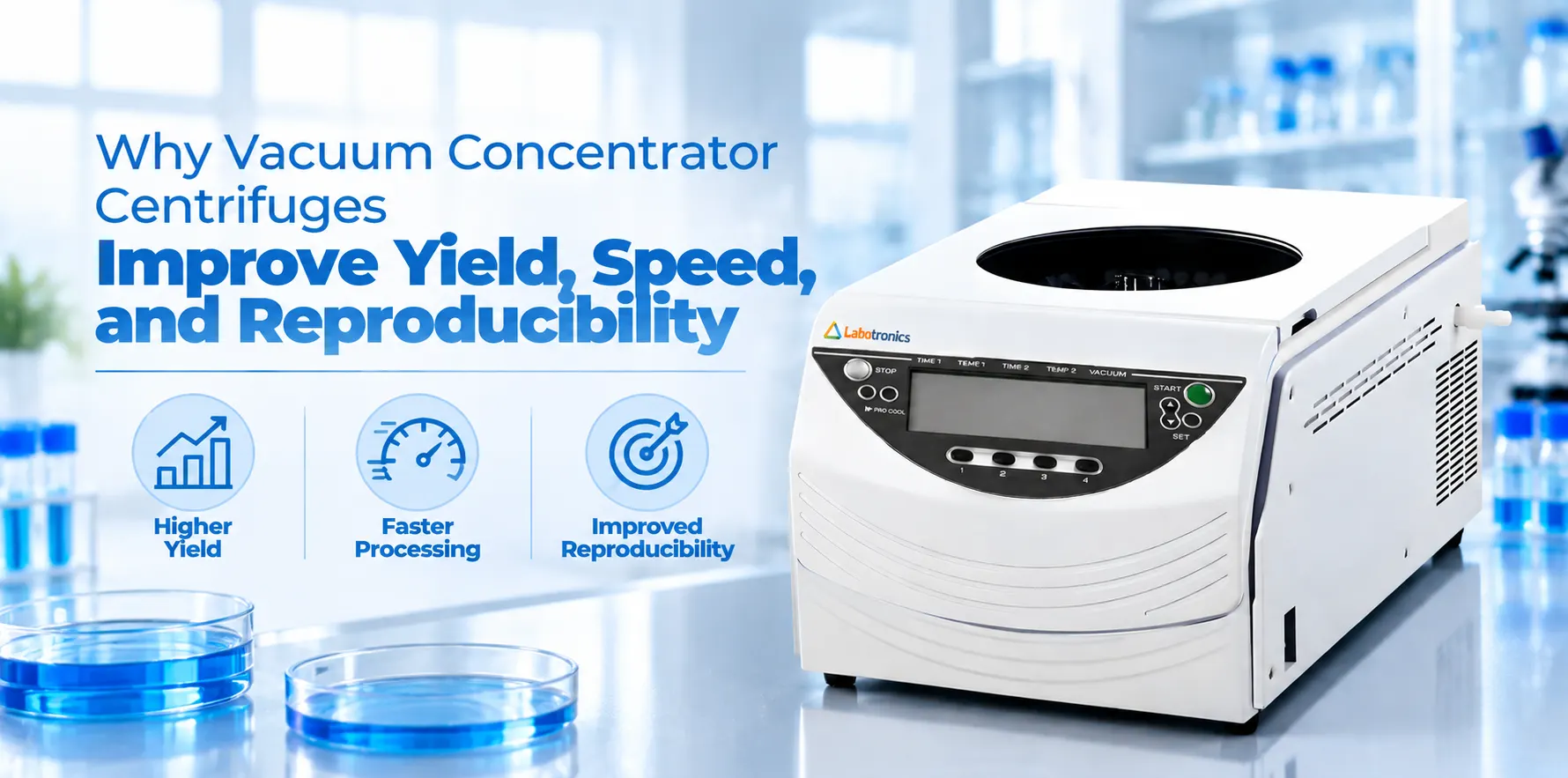 Why Vacuum Concentrator Centrifuges Improve Yield, Speed, And Reproducibility