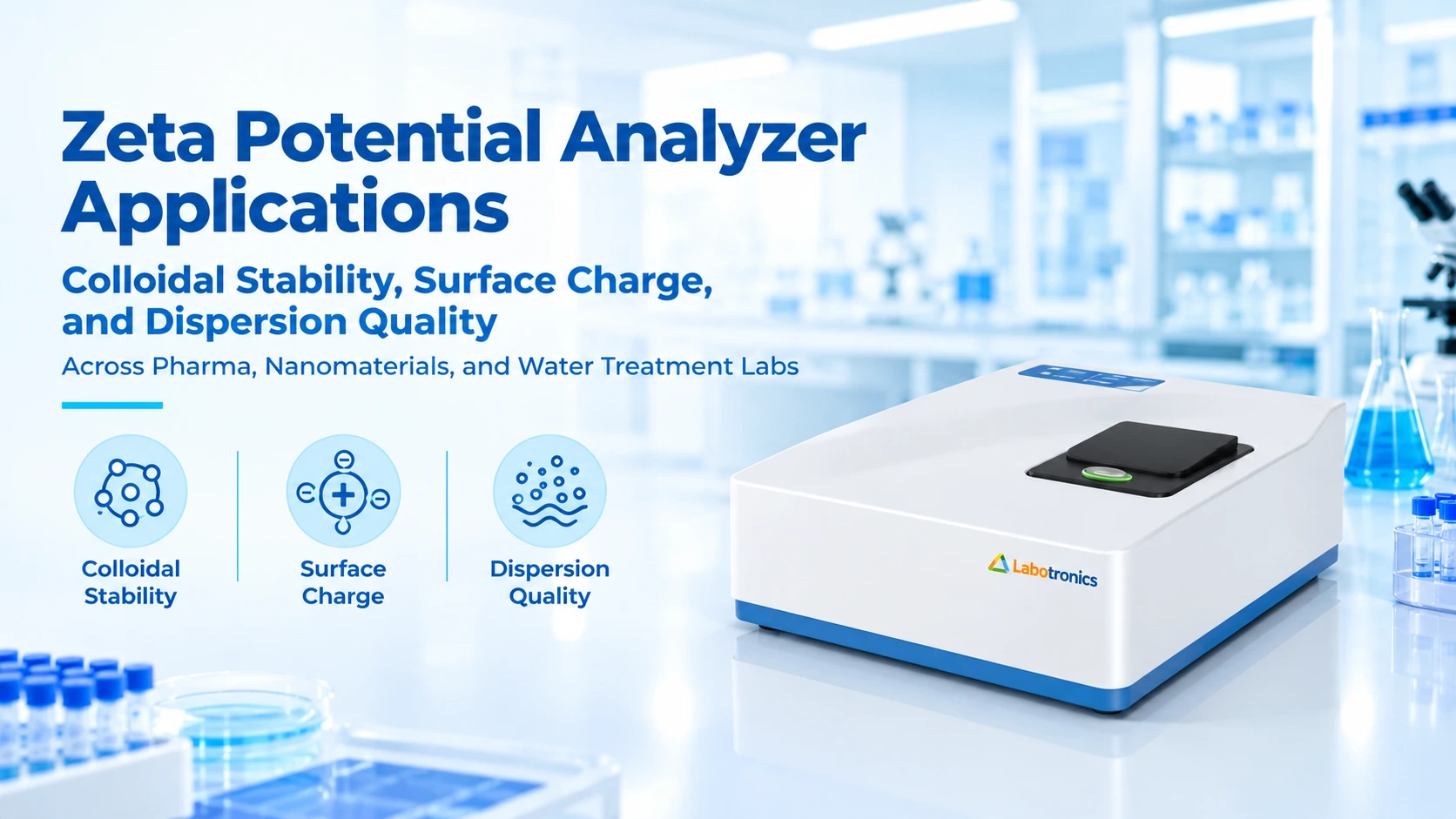 Zeta Potential Analyzer Applications: Colloidal Stability, Surface Charge, And Dispersion Quality