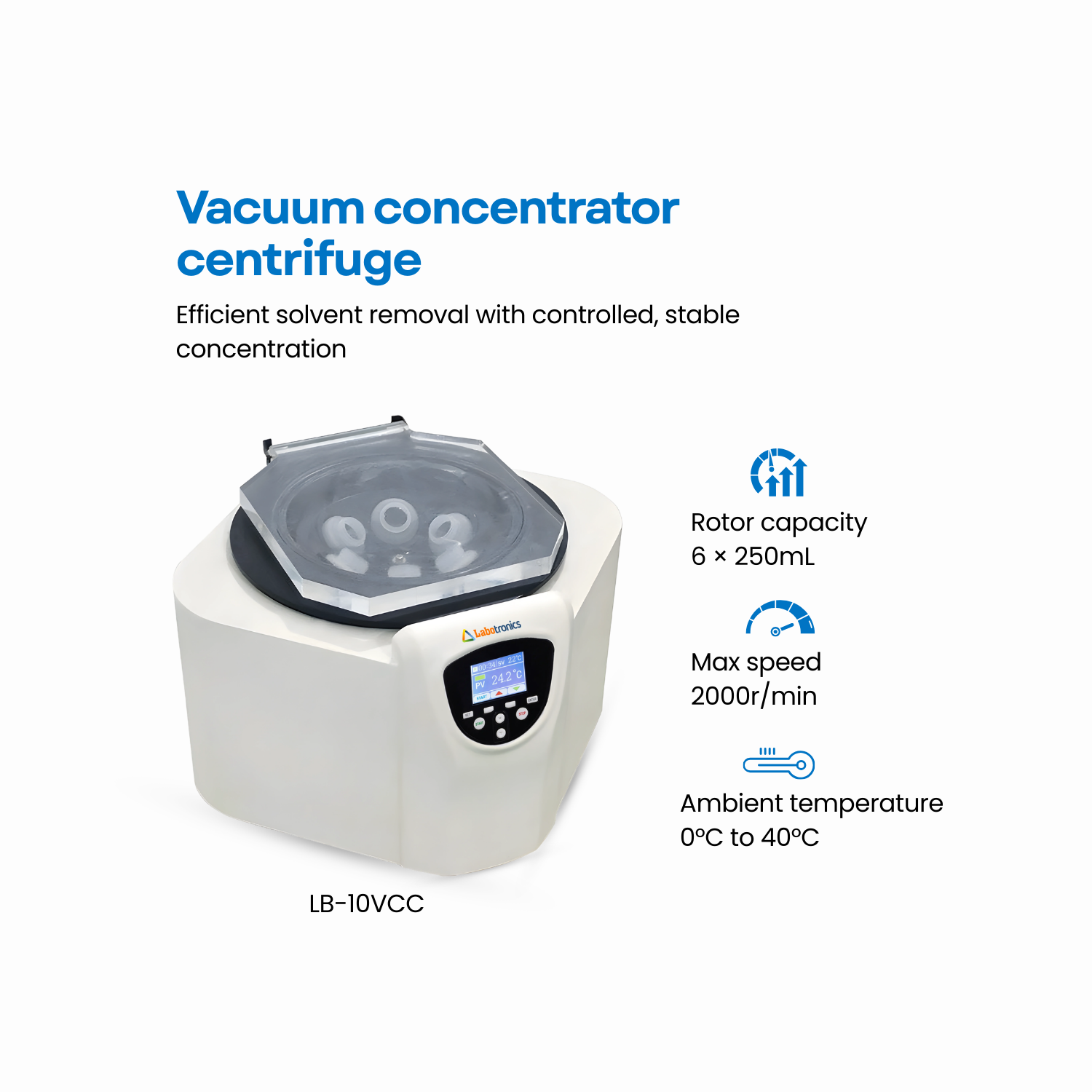 Vacuum Concentrator Centrifuge LB-10VCC
