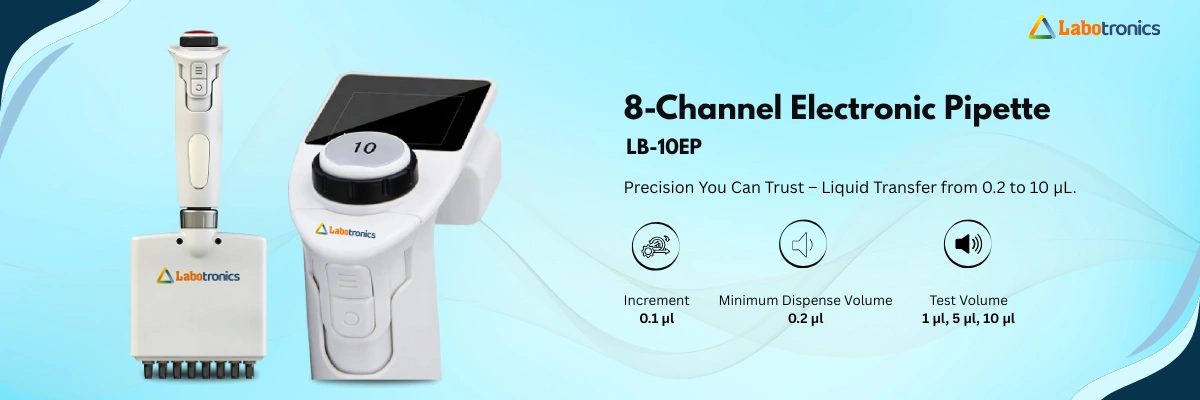8-Channel Electronic Pipette LB-10EP