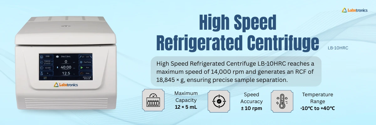 High Speed Refrigerated Centrifuge LB-10HRC Banner