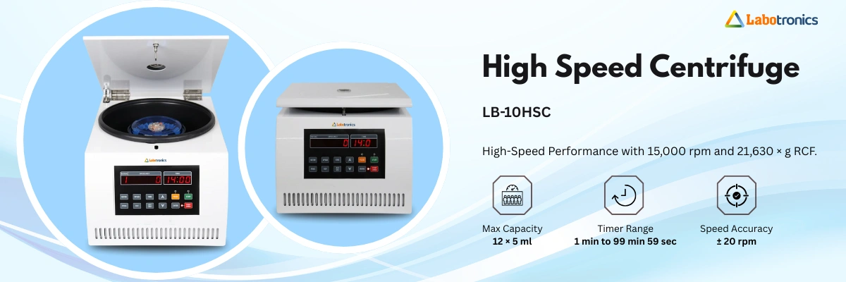 High Speed Centrifuge LB-10HSC Product Banner