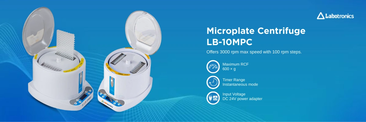 Microplate Centrifuge LB-10MPC Banner