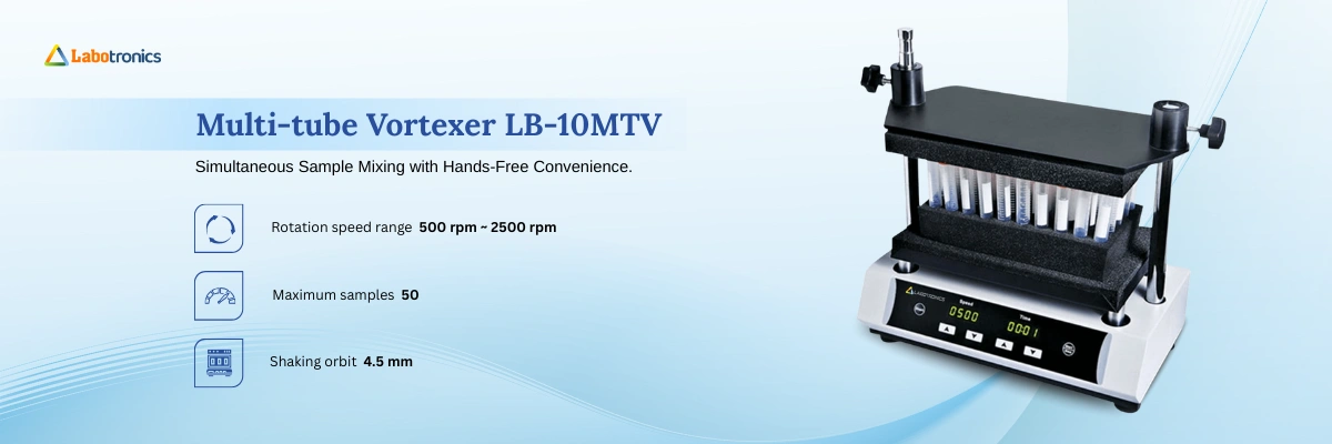 Multi-tube Vortexer LB-10MTV Banner