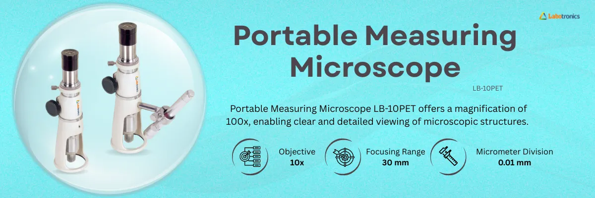 Portable Measuring Microscope LB-10PET Banner