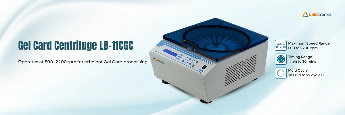 Gel Card Centrifuge LB-11CGC Banner