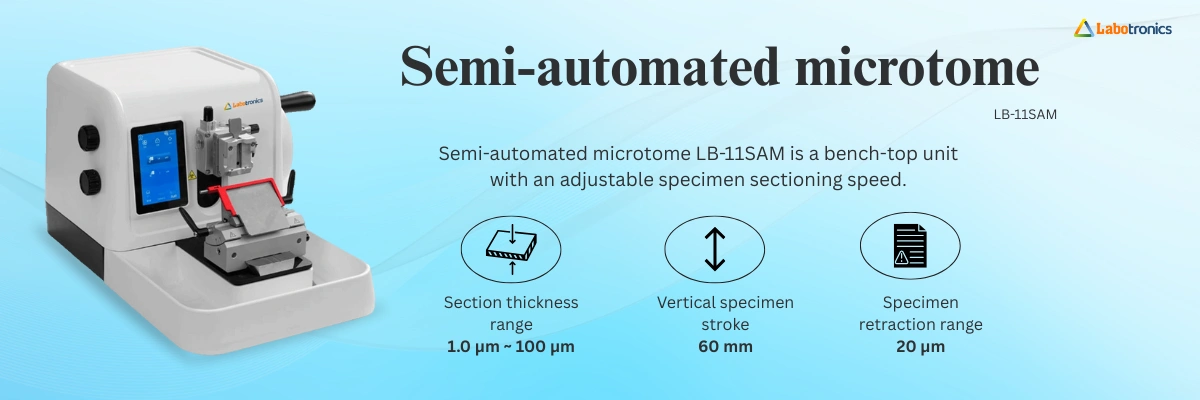 Semi-automated Microtome LB-11SAM Banner