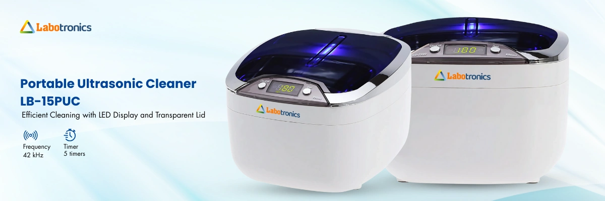 Portable Ultrasonic Cleaner LB-15PUC Banner