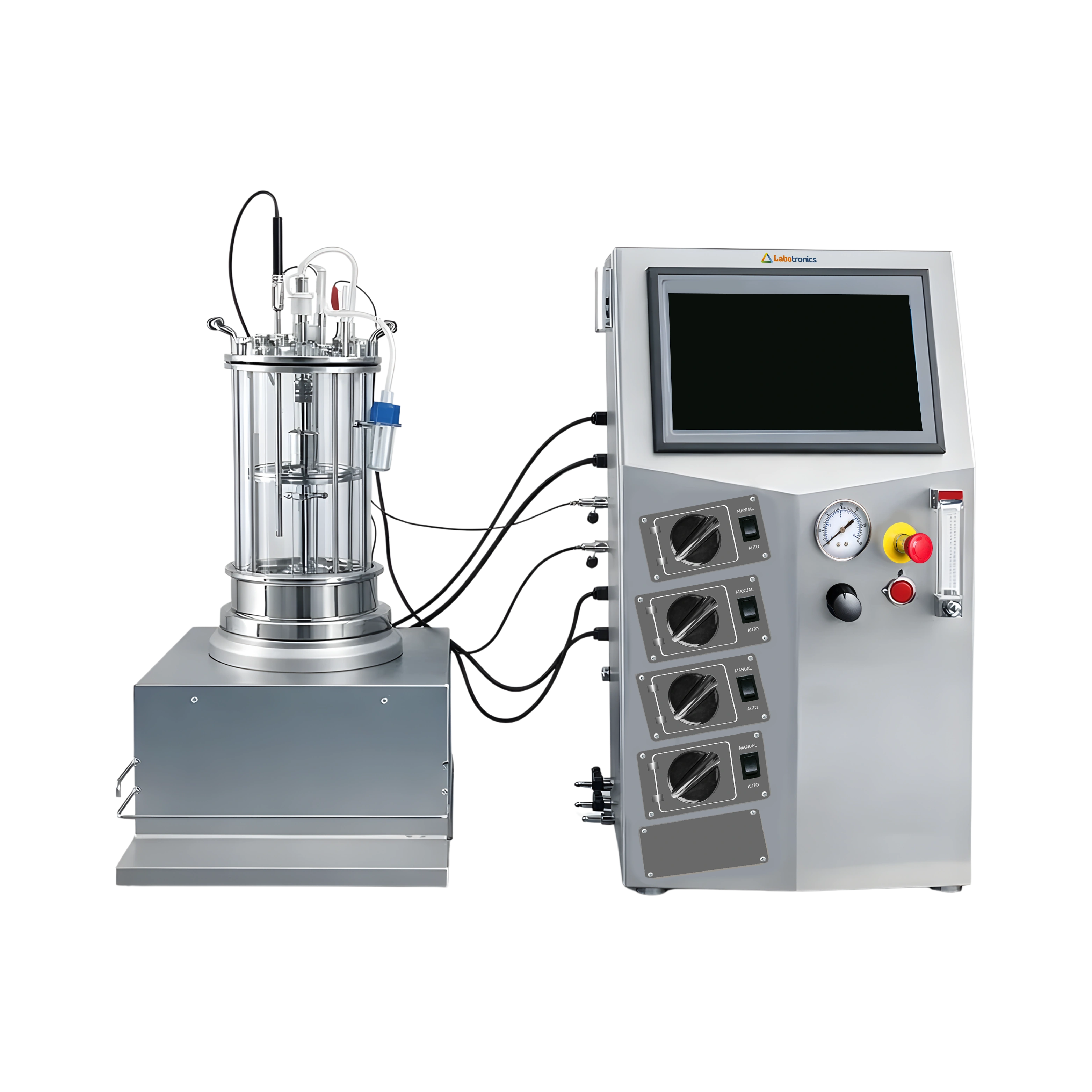 Autoclavable glass fermenter LB-16GFS