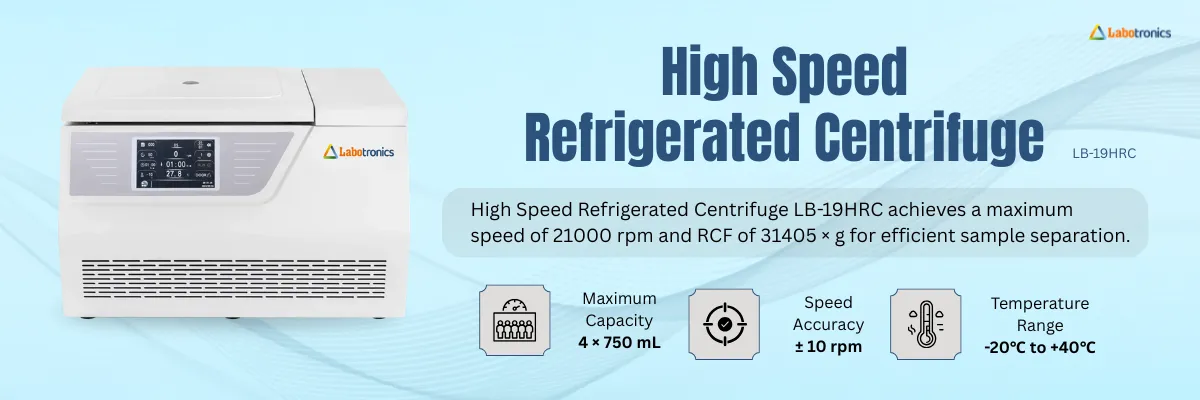 High Speed Refrigerated Centrifuge LB-19HRC Banner