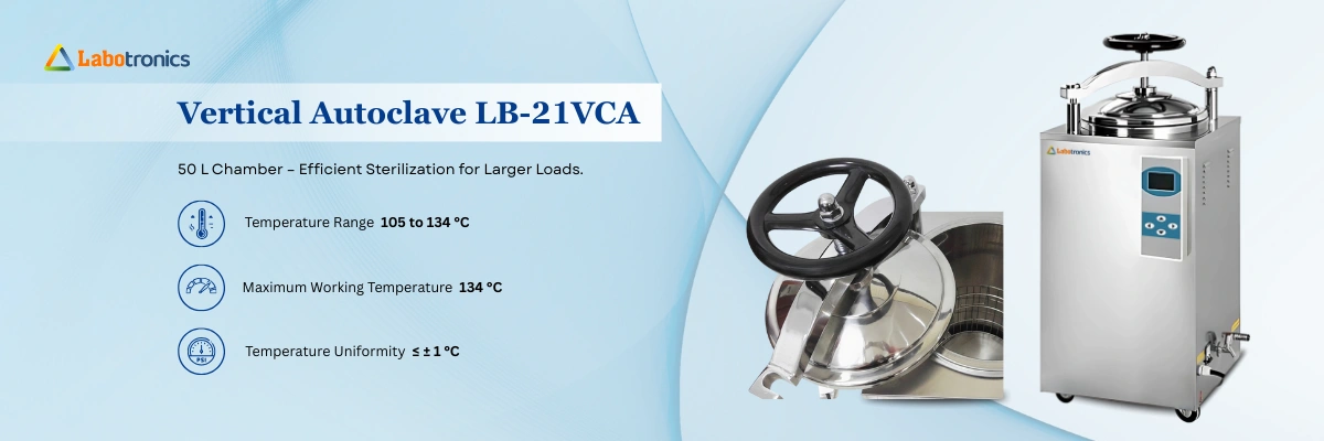 Vertical Autoclave LB-21VCA Banner