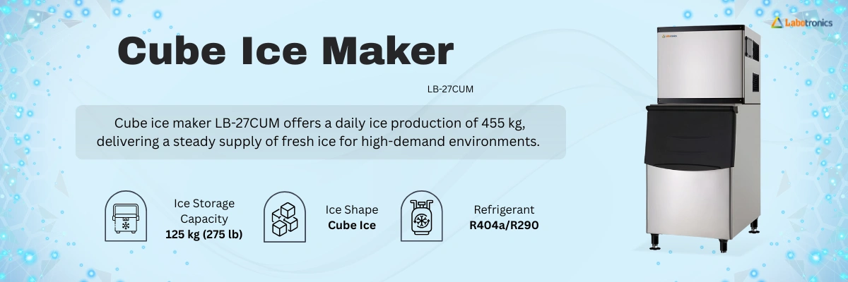 Cube Ice Maker LB-27CUM Banner