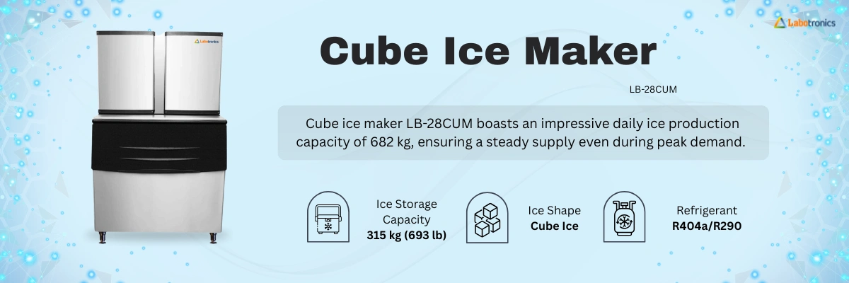 Cube Ice Maker LB-28CUM Banner