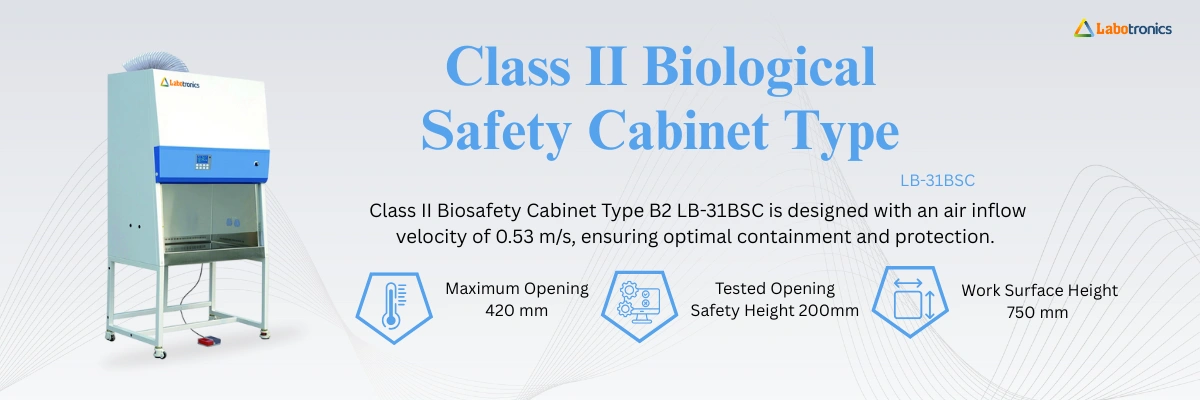 Class II Biosafety Cabinet Type B2 LB-31BSC Banner