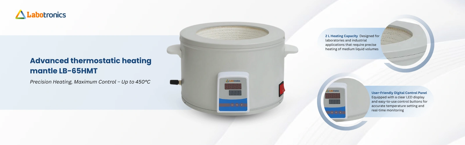 Advanced thermostatic heating mantle LB-65HMT