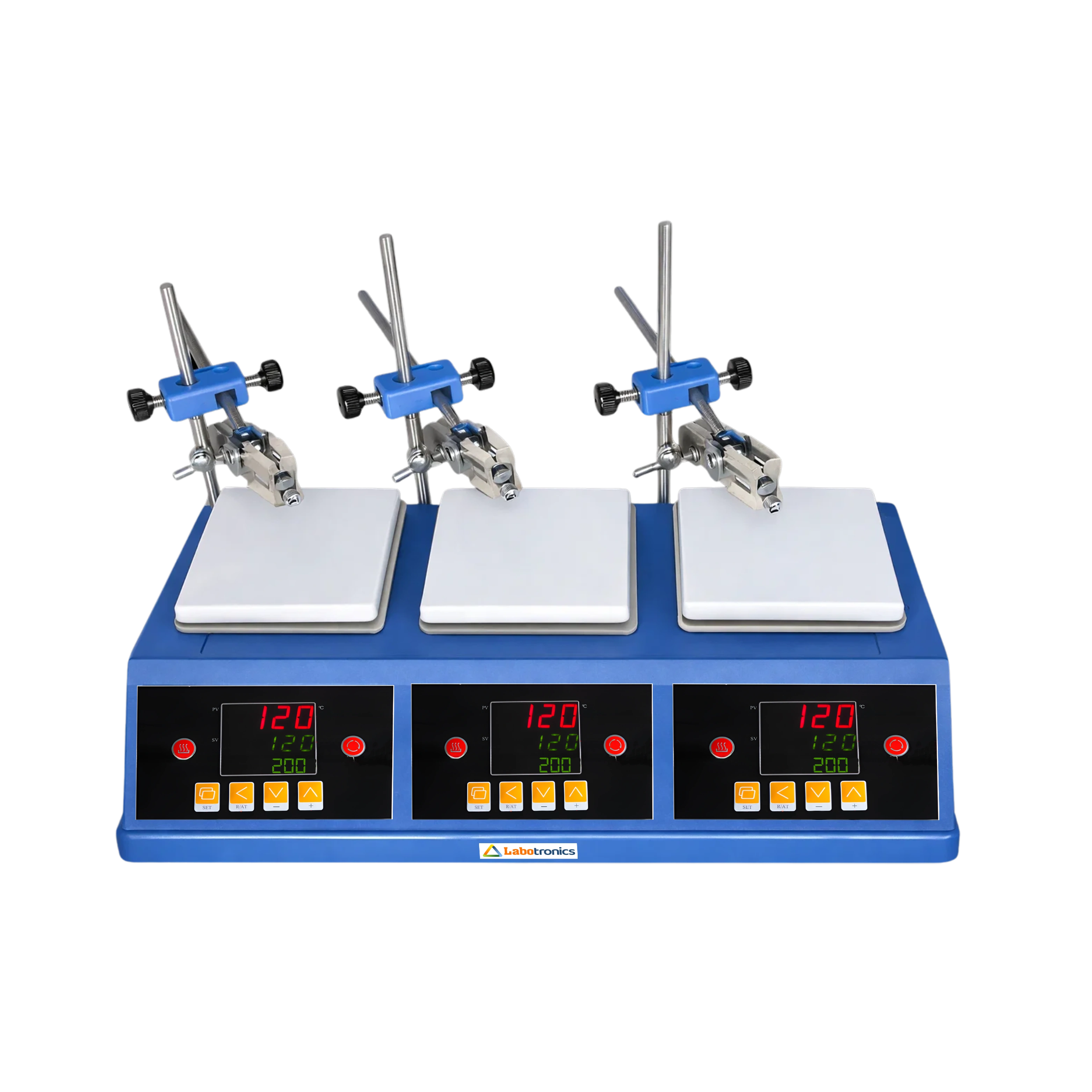 3- Position hotplate stirrer LB-93 HPS